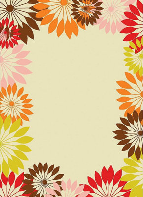 Wallpops Multicolour Floral Peel & Stick Wall Sticker Note Message Board from B&Q