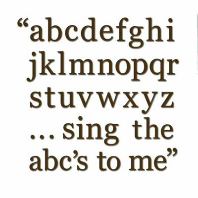 Wallpops Children's A To Z Alphabet Peel & Stick Wall Quotes Stickers from B&Q