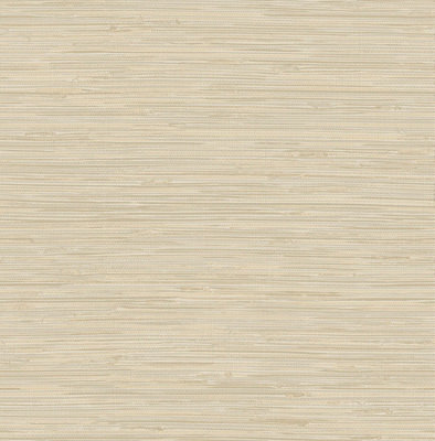 Nuwallpaper Nus3336 Tibetan Grasscloth Peel & Stick WallpaperCream from B&Q