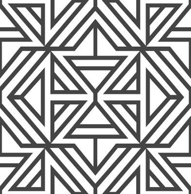 Nuwallpaper Nu3493 Linear Peel & Stick WallpaperBlack from B&Q
