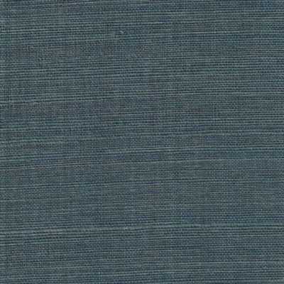 Galerie Daisy Bennett Blue Grasscloth Wallpaper from B&Q