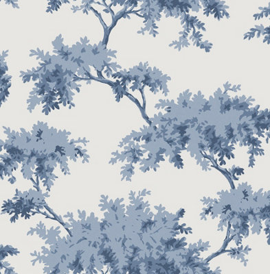 Nuwallpaper Nus4472 Alder Peel & Stick WallpaperDenim from B&Q