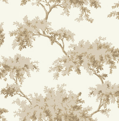 Nuwallpaper Nus4474 Alder Peel & Stick WallpaperTaupe from B&Q