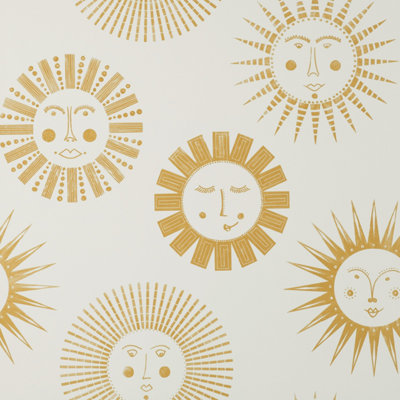 Nuwallpaper Nhs4775 Suns Peel & Stick WallpaperYellow from B&Q