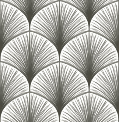 Nuwallpaper Nus4985 Amari Peel & Stick WallpaperGrey from B&Q