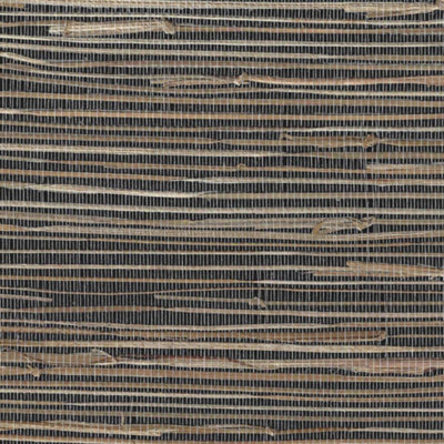 Galerie Daisy Bennett Brown Grasscloth Wallpaper from B&Q