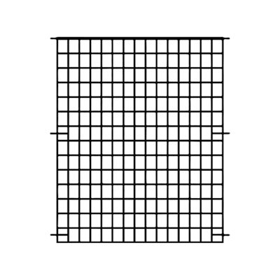 Panacea Traditional Black Metal Fence Panel (W)0.93M (H)1.07M from B&Q