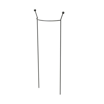 Panacea Steel Curved Plant Support (L)76Cm (Dia)31Cm from B&Q