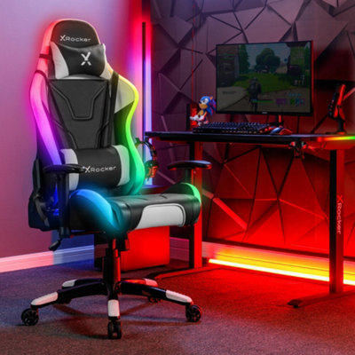 B&Q -  Agility Rgb Esport Ergonomic Gaming ChairBlack