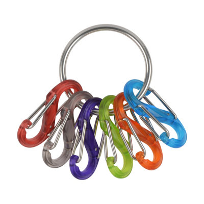 Nite Ize Plastic Keyring Dual Carabiner from B&Q
