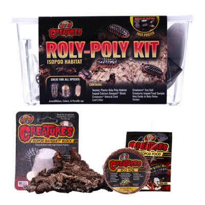 Zoo Med Creatures Roly Poly Isopod Habitat Kit With Substrate from B&Q