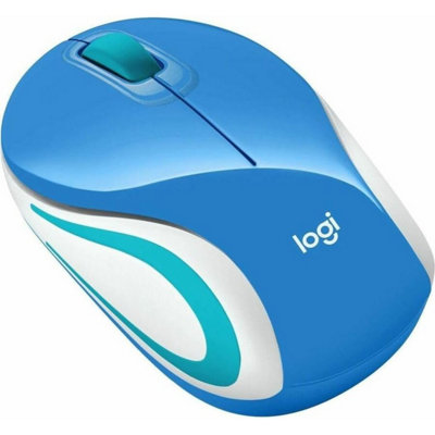 Logitech M187 Mini Wireless Optical Mouse - Palace Blue