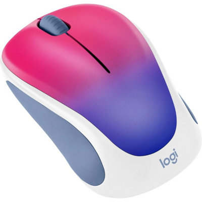 Logitech Design Collection Wireless Optical Mouse Blue Blush Stunning Nice