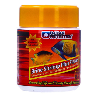  - Ocean Nutrition Brine Shrimp Plus Flake 34GPremium Fish Food For Healthy Aquatic Life