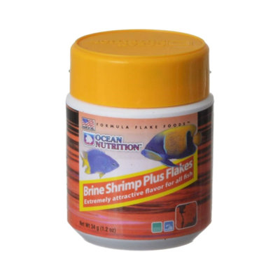 Ocean Nutrition Brine Shrimp Plus Flakes    156G from B&Q