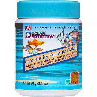 Aquacadabra Ocean Nutrition Community Flake Fish Food 71G from B&Q