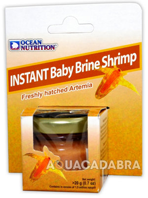 Aquacadabra Ocean Nutrition Instant Baby Brine Shrimp 20G Aquarium Fish Fry Food from B&Q
