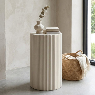 Garden Greatness Maison Sand Pillar Cylinder Side Table from B&Q