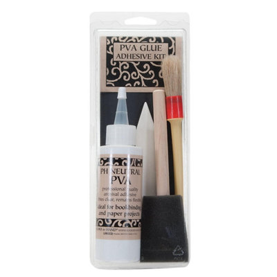 Lineco Pva Bookbinding Starter KitPh Neutral Acid-Free Adhesive With Brushes And Bone Folder from B&Q
