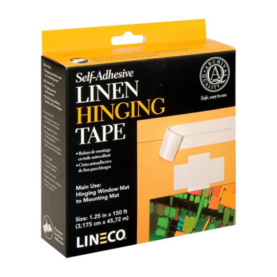 Lineco Linen Hinging Tape Self-Adhesive 3.17 Cm X 45.72 M (1.25" X 150') from B&Q