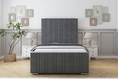 Sloomy Radcliffe Armour Coniston Bed Frame With 50" Upholstered Headboard 4'6 Double from B&Q