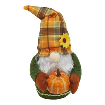 Darphe Halloween Cute Pumpkin Head Faceless Doll Doll Ornament Decoration 14Cm W X 34Cm H from B&Q
