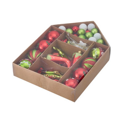 Living And Home 70-Piece Set Of 6Cm Christmas BallsChristmas Tree Ornaments