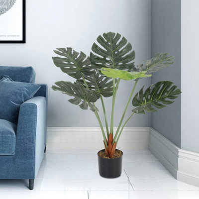 Darphe 85 Cm Artificial Tropical Monstera Plant In A Pot (Fake Plant)