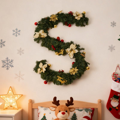 Darphe 270Cm Artificial Luxury Christmas Wreath Decoration