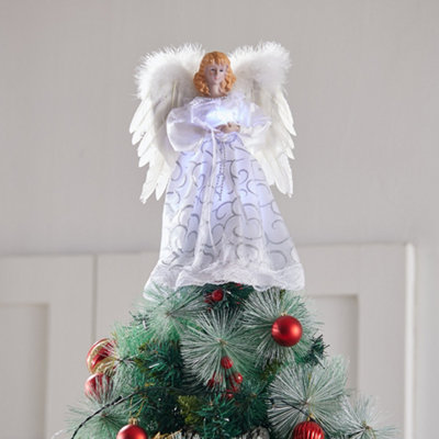 Darphe Christmas Angel Tree Topper With Lights21Cm W X 31Cm H from B&Q