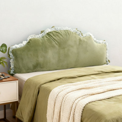 Living And Home Green Soft Headboard Pillow Backrest Cushion 180Cm W X 20Cm D X 75Cm H from B&Q