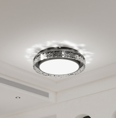 Darphe 55W Modern Acrylic Round Led Ceiling Light Cool White Light Living Room Ceiling Light from B&Q