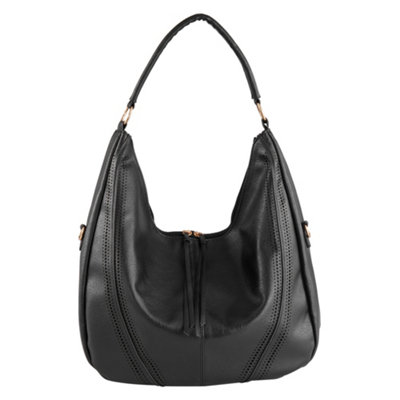 Darphe Delicate Dumpling-Shaped Pu Leather Shoulder Bag Handbag Tote With Zipper Pouch from B&Q