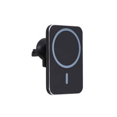 Thehotsale Air Vent Mount Wireless Magnetic Car Charger Phone Holder With Aluminium AlloyBlack Version from B&Q
