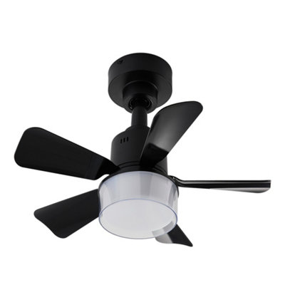 Komore 2-In-1 Led Ceiling Fan Light 4 Speeds Stepless Dimming,app & Remote Control Control,black from B&Q