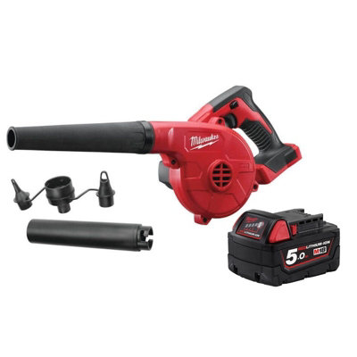 Milwaukee M18Bbl 0 18V Compact Blower (Body Only)  M18B5 5.0Ah Battery