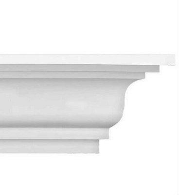 Victorian Ogee Plaster Coving 100mm X 120mm36M Pack from B&Q