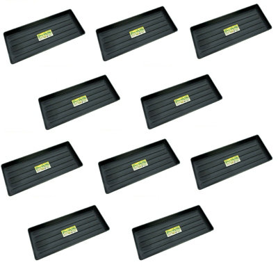Garland New Plastic Grow Bag Growbag Tray Garden Plant Watering Trays Pack Of  10 from B&Q