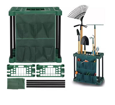 B&Q New Garden Hand Tools Storage Caddy Shed Gardening Equipment Holder Stand Organiser