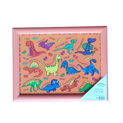  - Dinosaurs Design Cushioned Lap Tray For Food Or Laptop Use