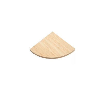  - Large Corner Shelf Natural Wooden Shelves Storage Unit Kit
