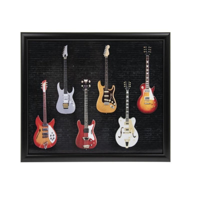  - Guitar Design Cushioned Lap Tray For Food Or Laptop Use