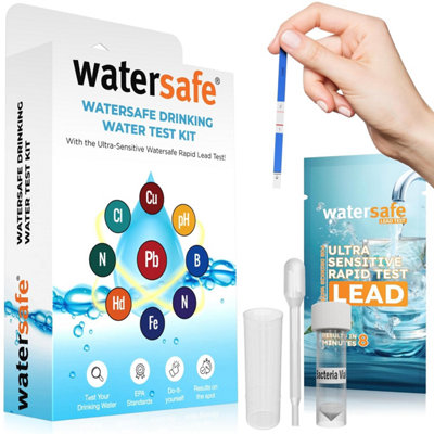 - Watersafe Water Test Kit For Drinking Well And Tap Sensitive Lead BacteriaHardnessPhNitrates