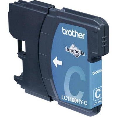 Brother Lc-1100Hyc Inkjet CartridgeCyanSingle PackHigh YieldIncludes 1 X Inkjet CartridgeBrother Genuine Supplies from B&Q