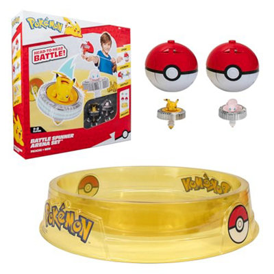  - Pok Mon Battle Spinner Arena SetTwo Spinners With Ball Launchers And