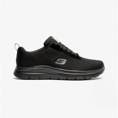 Skechers Men's Black Work 77125Ec Flex Advantage - Bendon Sr Slip Resistant Work Trainers - Size 13 - Image 2