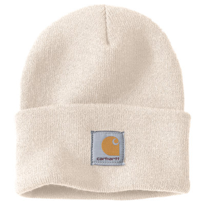 Carhartt A18 Knit Cuffed Beanie Winter White from B&Q