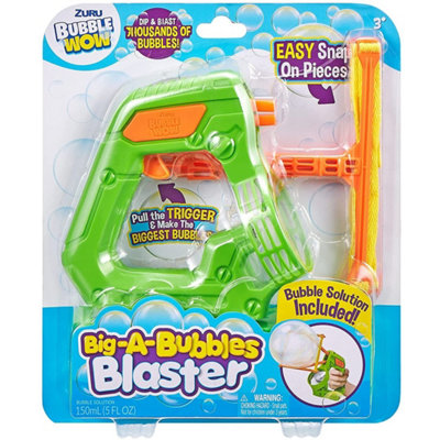 Zuru Big-A-Bubbles Blaster With Solution from B&Q