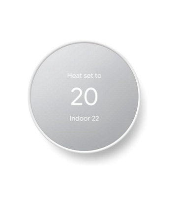 Google Nest ThermostatSmart Thermostat For HomeProgrammable Wifi Thermostat -Snow from B&Q
