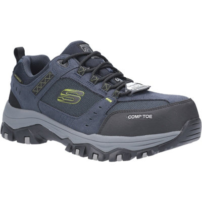 Skechers Men's Blue Work 77183Ec Greetah Composite Toe Safety Trainers Navy/Black - Size 6 - Image 4